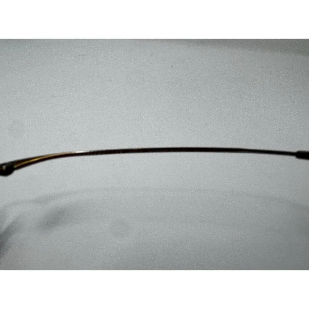 Charmant CH8600 BR Beta Titanium Brown Rimless Eyeglass Frames 140mm Authentic